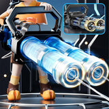 2.25L Double Barrel Gatling Water Gun with Backpack Tank