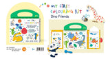 Haku Yoka: My First Colouring Kit - Dino Friends