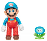 Super Mario: 4" Basic Figure - Ice Mario & Ice Flower