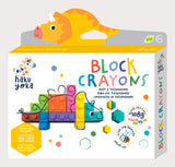 Haku Yoka: Block Crayons - Triceratops