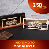 UGears: Indie Moto 2.5D Puzzle (42pc)