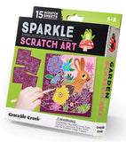 Crocodile Creek: Sparkle Scratch Art - Garden