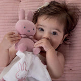 Miffy: Cuddle Blanket - Pink Rib