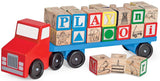 Melissa & Doug: Alphabet Blocks - Wooden Truck