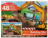 Melissa & Doug: 48-Piece Floor Puzzle - Building Site (48pc)