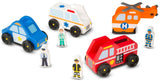 Melissa & Doug: Emergency - Vehicle Set