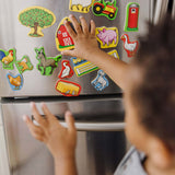 Melissa & Doug: Wooden Magnets Set - Farm