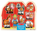 Melissa & Doug: Jumbo Knob Puzzle - Farm