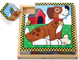 Melissa & Doug: Wooden Cube Puzzle - Pets