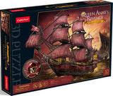 Cubic Fun: 3D Queen Anne's Revenge Blackbeards Ship (Anniversary RED Edition)
