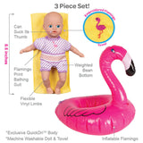 Adora: Splashtime Baby Tot - Fun Flamingo