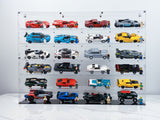 BrickFans Premium Display Case for 24 x Speed Champions Cars (4x6)