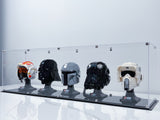 BrickFans Premium Display Case for 5 x Helmets