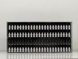 BrickFans Premium Wall Mounted Display Case for Minifigures - 23 Minifigures Wide