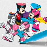 Disney: Minnie Mouse Double Sided Puzzle (250pc Jigsaw)