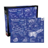 Aquarius: NASA - Shuttle Schematic (500pc Jigsaw)