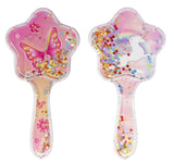 Pink Poppy: Unicorn & Vibrant Vacation - Holographic Glitter Hairbrush (Assorted Designs)