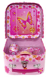 Pink Poppy: Vibrant Vacation - Tin Tea Set in Carry Case