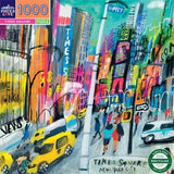 eeBoo: Times Square - Square Puzzle (1000pc Jigsaw)