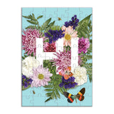 Galison: Puzzle - Greeting Card Say It With Flowers Hi (60pc Jigsaw)