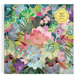 Galison: Succulent Mosaic - Foil Puzzle (500pc Jigsaw)