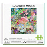 Galison: Succulent Mosaic - Foil Puzzle (500pc Jigsaw)