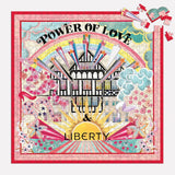 Galison: Liberty Power of Love Double Sided Puzzle - Shaped Pieces (500pc Jigsaw)