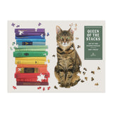 Galison: Queen of The Stacks - 2-Puzzle Set (650+pc Jigsaw)
