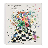 Galison: MacKenzie-Childs Blooming Kettle - Shaped Puzzle (750pc Jigsaw)