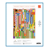 Galison: Frank Lloyd Wright Saguaro Cactus & Forms - Foil Puzzle (1000pc Jigsaw)
