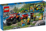 LEGO City: 4x4 Fire Truck with Rescue Boat - (60412)
