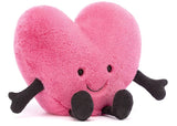 Jellycat: Amuseable Pink Heart - Large Plush (19cm)