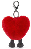 Jellycat: Amuseable Heart Bag Charm - Plush (16cm)