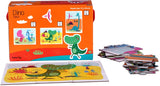 Barbo Toys: Little Bright Ones - 3 Puzzles (Dinosuar)