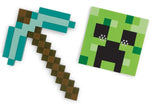 Minecraft: Diamond Pickaxe & Creeper Mask - Roleplay Set