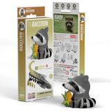 Eugy: Raccoon - 3D Cardboard Model