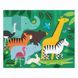 Petit Collage: Animal Menagerie - Two Sided On-The-Go Puzzle (49pc Jigsaw)