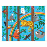 Petit Collage: Animal Menagerie - Two Sided On-The-Go Puzzle (49pc Jigsaw)