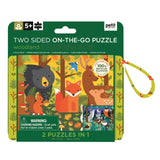 Petit Collage: Woodland - Two Sided On-The-Go Puzzle (49pc Jigsaw)