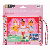 Petit Collage: Ballerinas - Two Sided On-The-Go Puzzle (49pc Jigsaw)