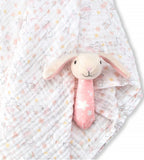 Little Linen: Muslin Wrap & Crinkle Toy - Ballerina Bunny