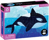 Mudpuppy: Orca - Mini Puzzle (48pc Jigsaw)