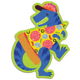 Mudpuppy: Scratch & Sniff Pizzasaurus - Shaped Mini Puzzle (48pc Jigsaw)