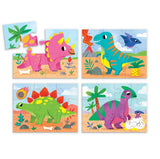 Mudpuppy: Dino Friends - 4-in-a-Box Puzzle Set (4x Jigsaws)