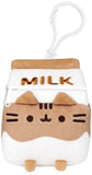 Pusheen the Cat: Pusheen Chocolate Milk Bag Charm - 3" Sips Plush (9cm)