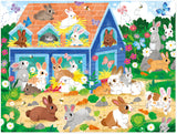 Crocodile Creek: Bunny House Puzzle (50pc Jigsaw)