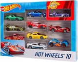 Hot Wheels: 10 Car Gift Pack - (Assorted Designs)