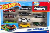 Hot Wheels: 10 Car Gift Pack - (Assorted Designs)