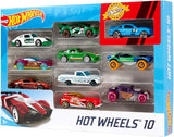 Hot Wheels: 10 Car Gift Pack - (Assorted Designs)