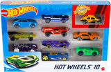 Hot Wheels: 10 Car Gift Pack - (Assorted Designs)